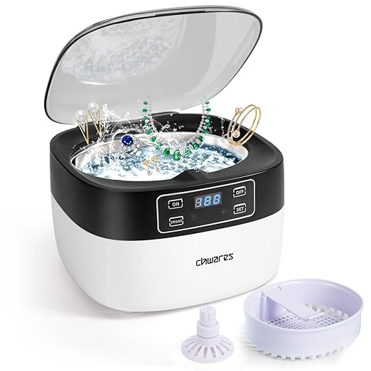 CHWARES Jewelry Cleaner Ultrasonic Machine for